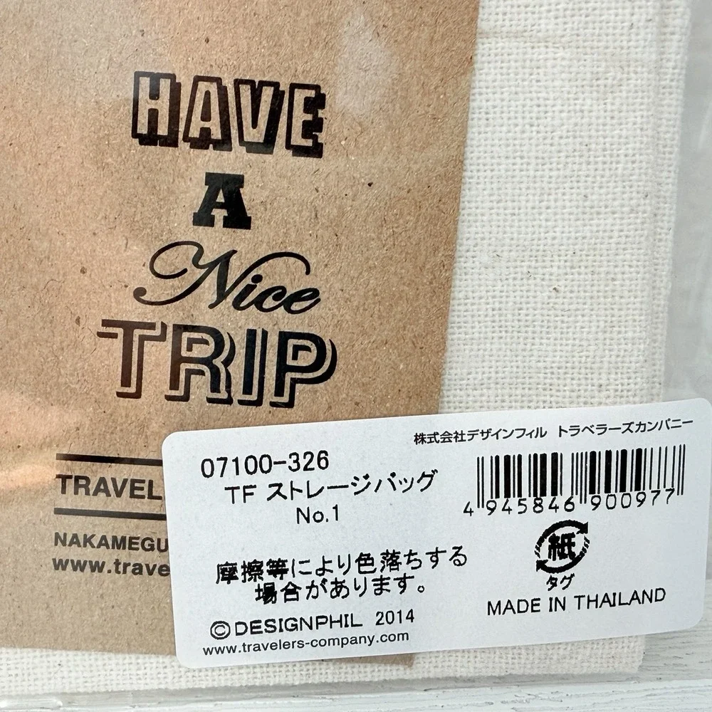 NEW TRAVELER'S Factory Storage bag No. 1 Drawstring Bag Tokyo Notebook